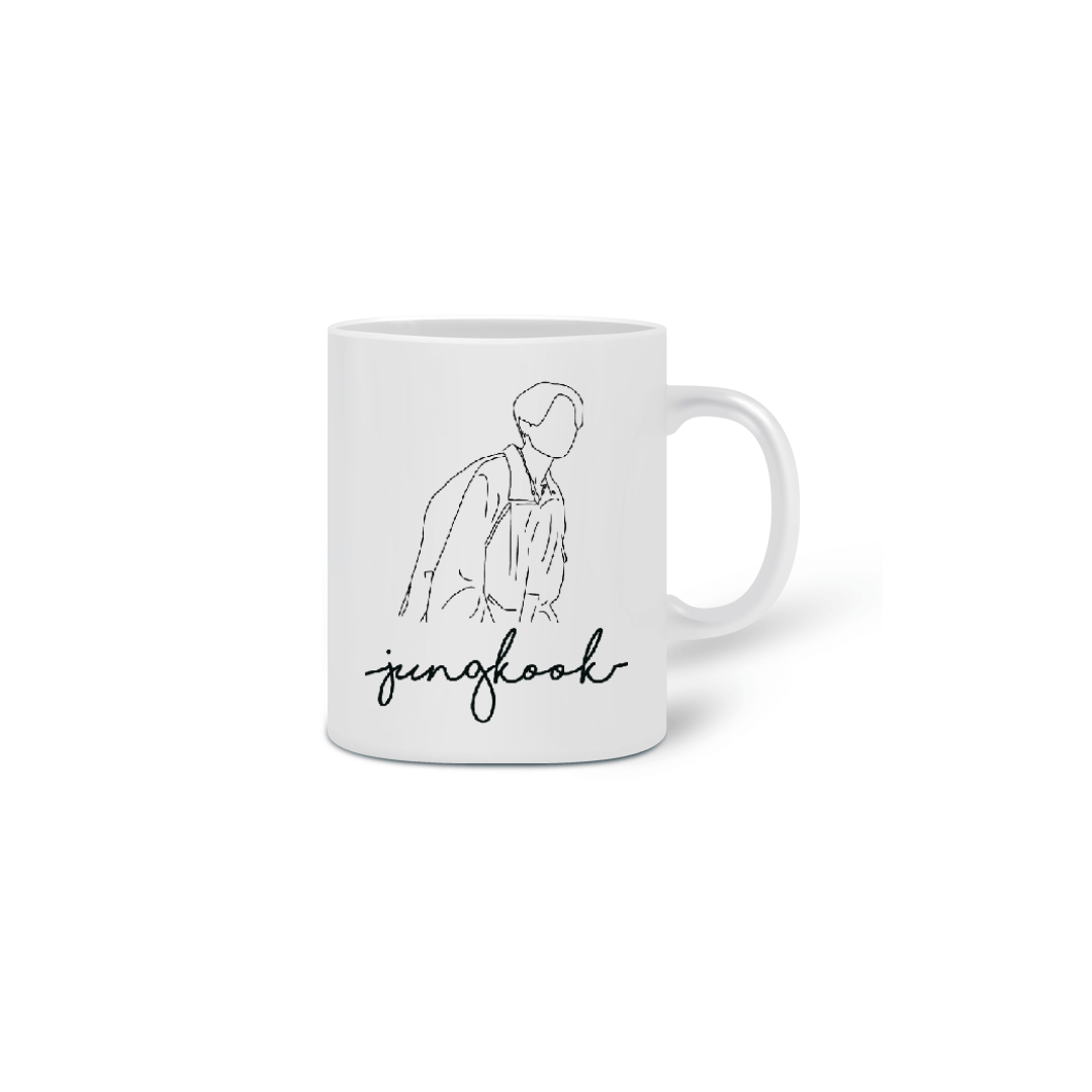 Nome do produto  Caneca Jungkook - BTS