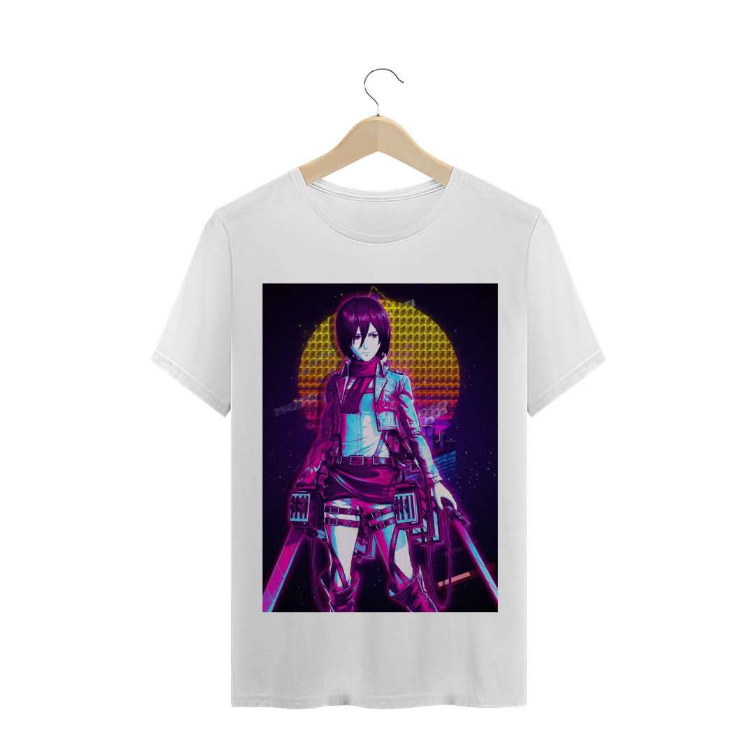 Nome do produto  Camiseta - Mikasa Neon Retrô