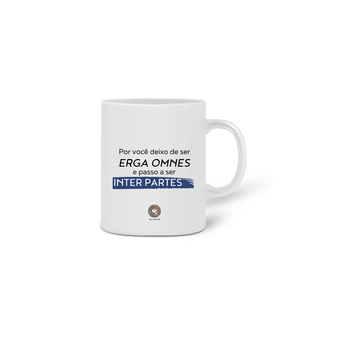 Nome do produto  Caneca Por você deixo de ser Erga Omnes 