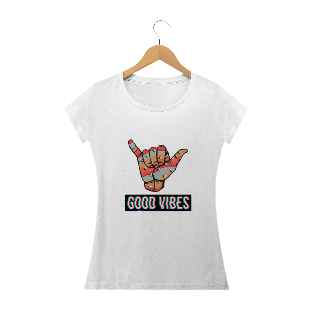 Nome do produto  BLUSA GOOD VIBE FEMININA