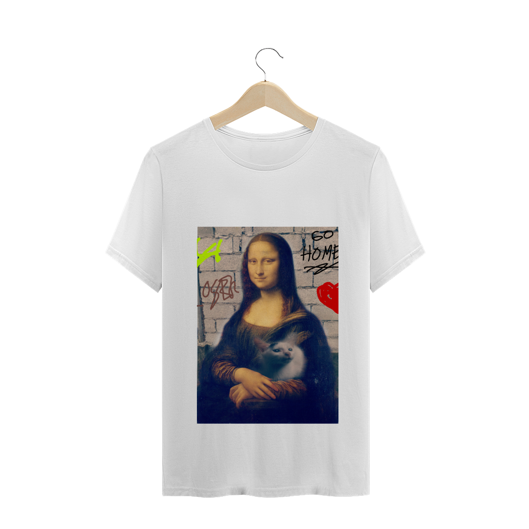 Nome do produto  CAMISETA MONALISA MASCULINA