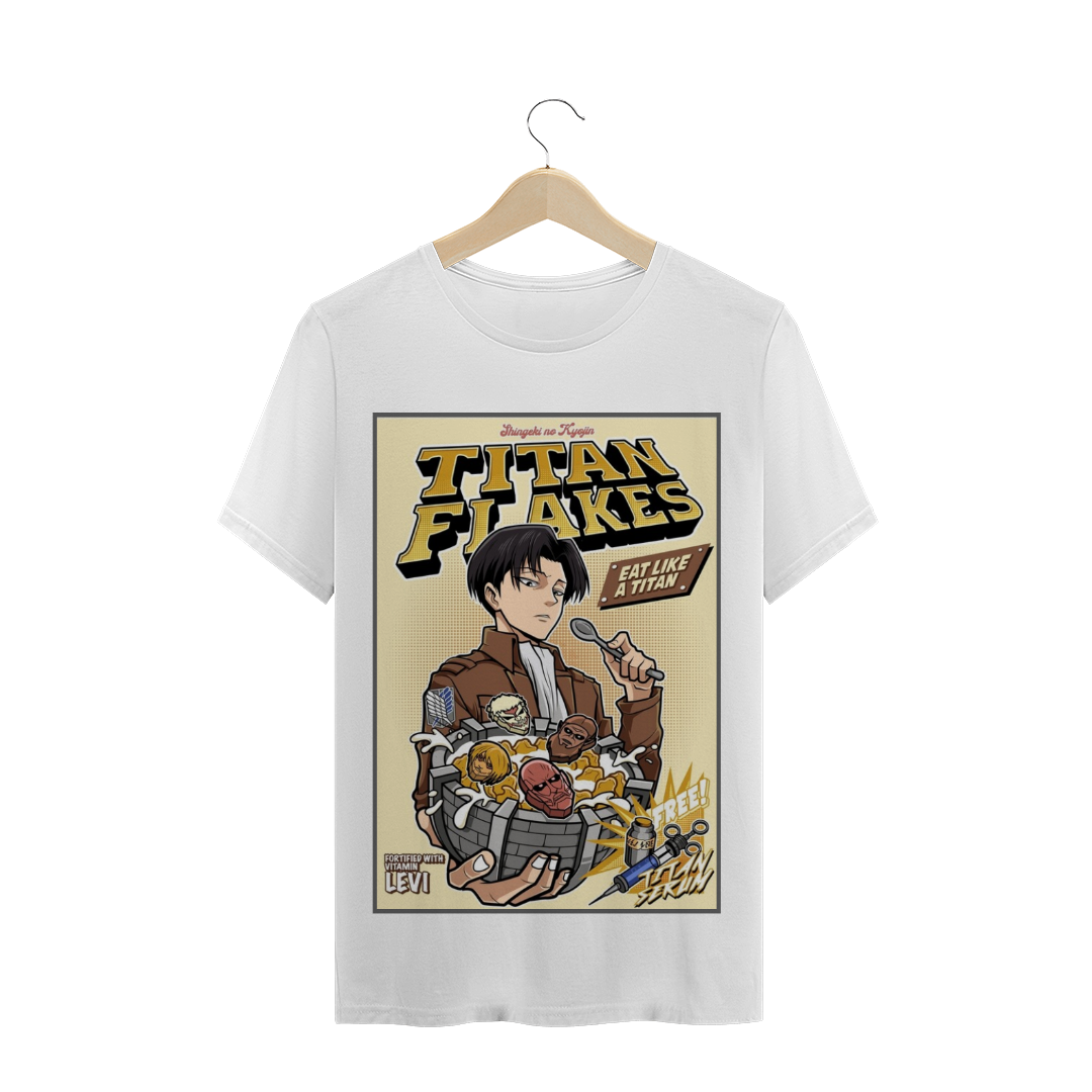 Nome do produto: Camiseta - Titan Flakes (Attack on Titan)