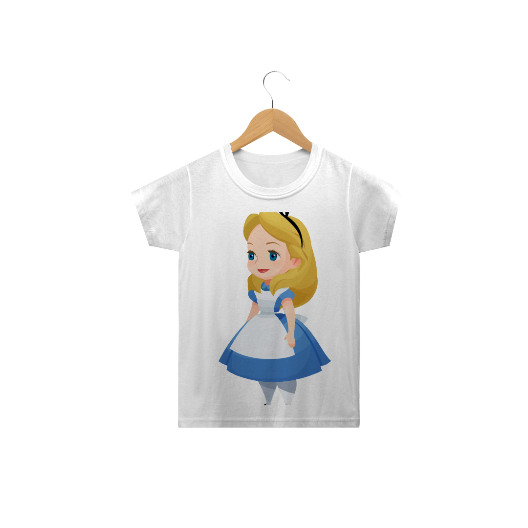 Nome do produto  Camiseta infantil Alice baby