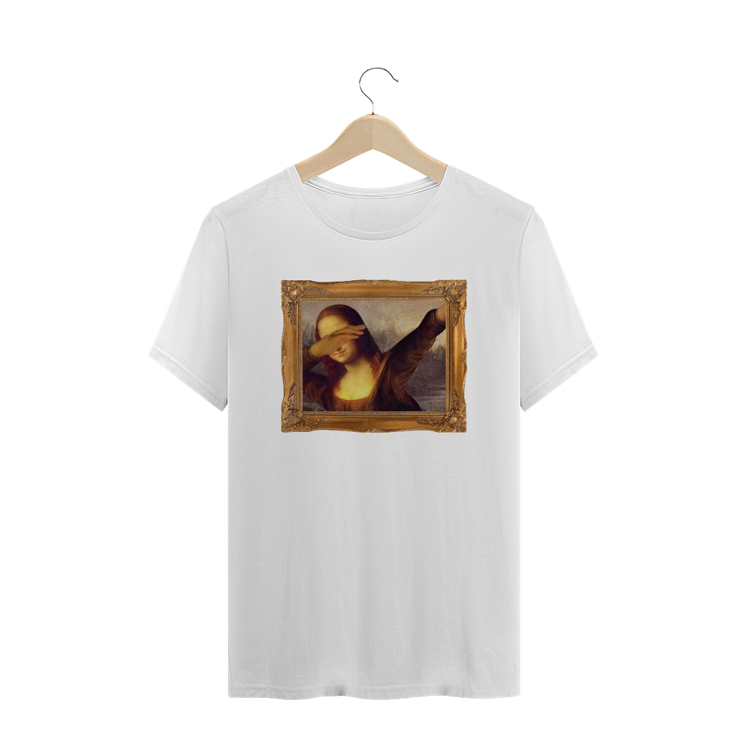 Nome do produto: Camiseta Masculina Monalisa Meme