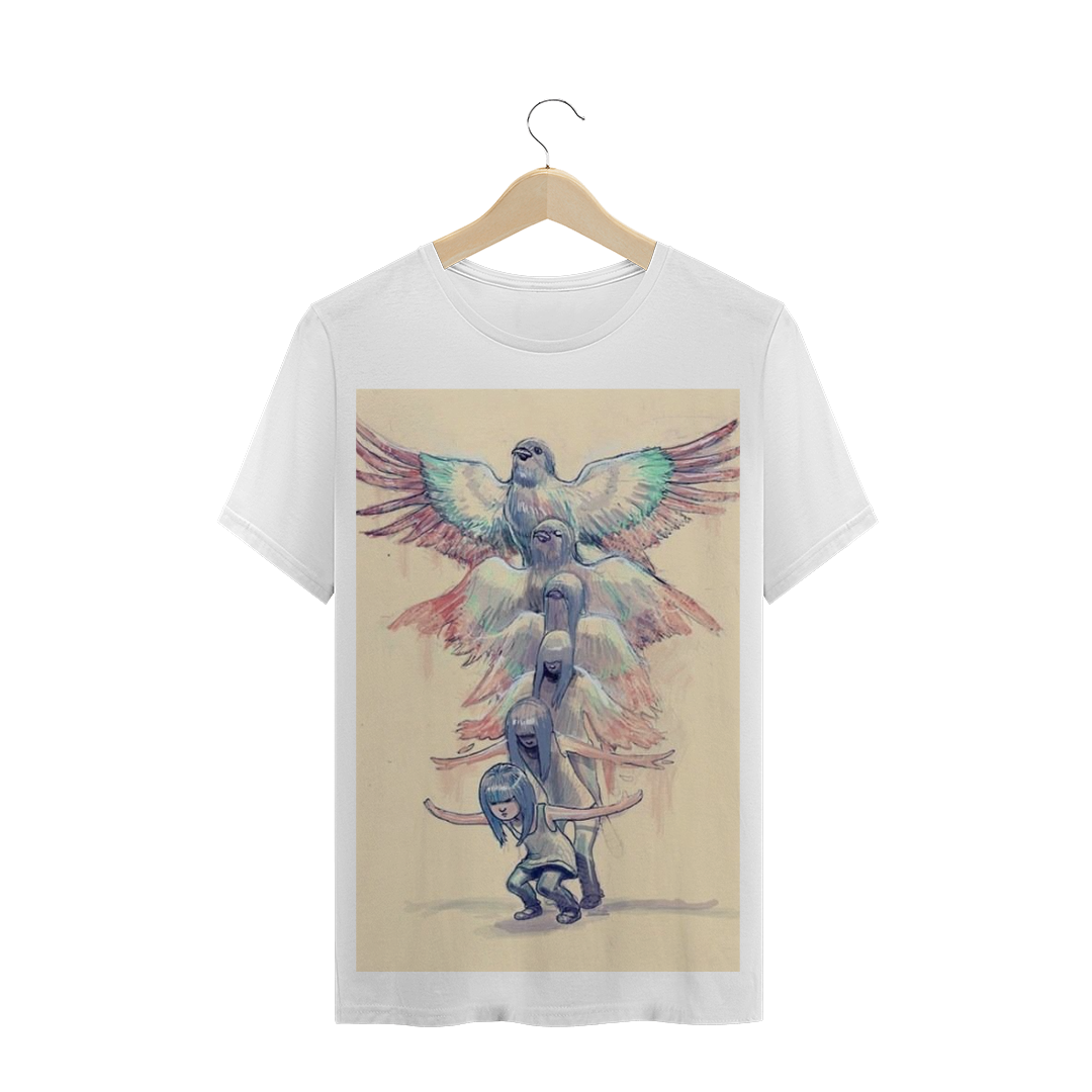 Nome do produto  T-shirt passarinho