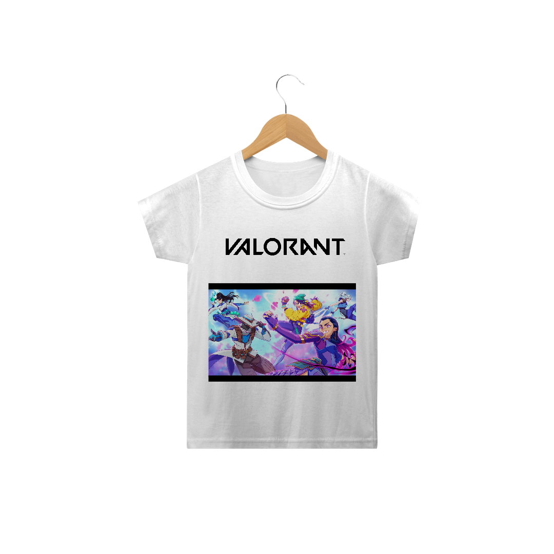 Nome do produto  Camiseta Valorant INFANTIL