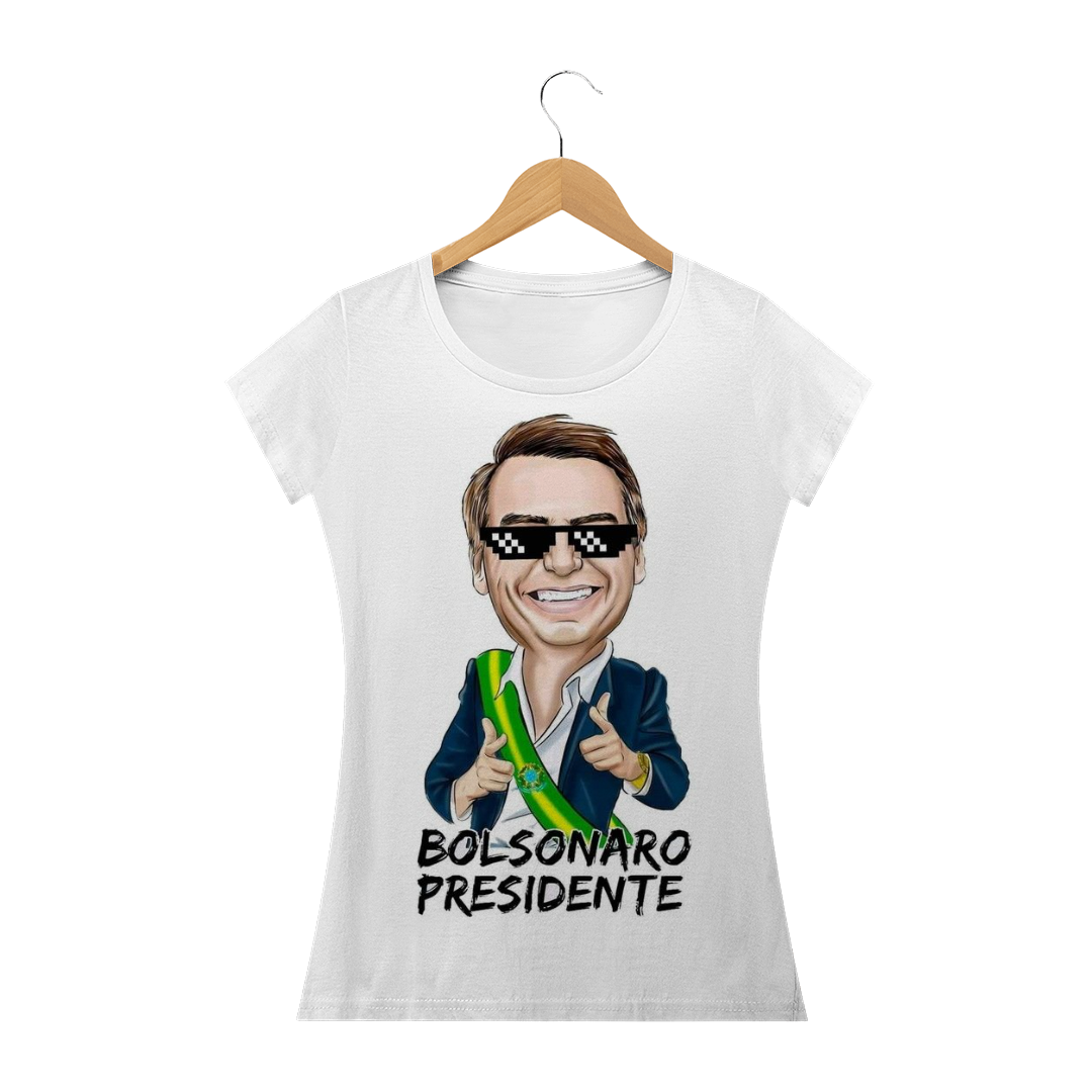 Nome do produto: Camiseta Bolsonaro Feminina 