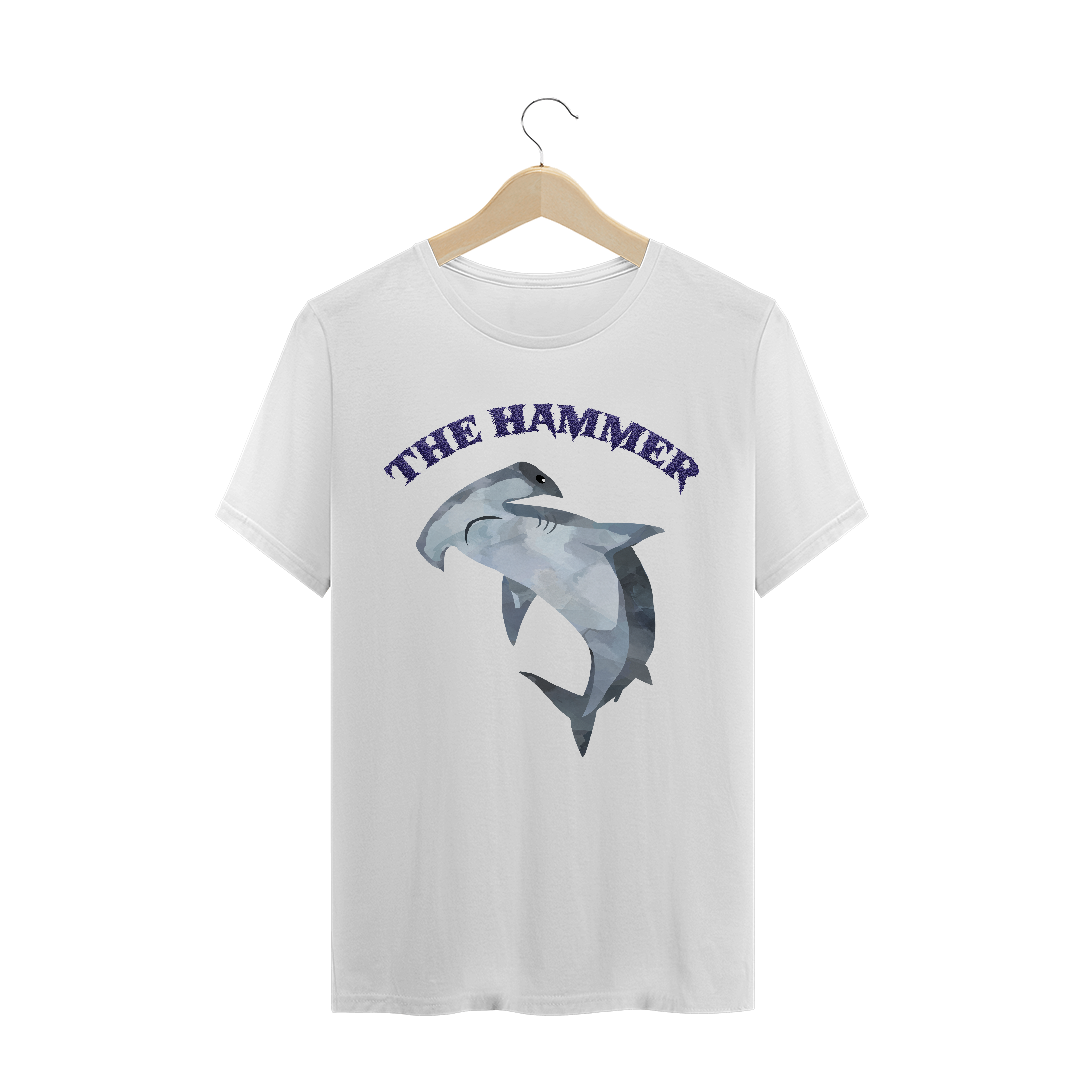 Nome do produto  Camiseta The Hammer letra azul escuro