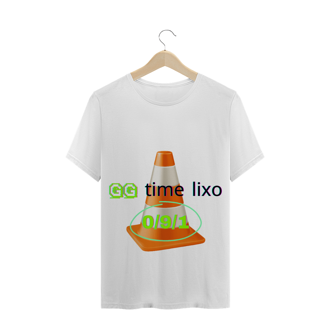 Nome do produto  Camiseta gg time lixo!