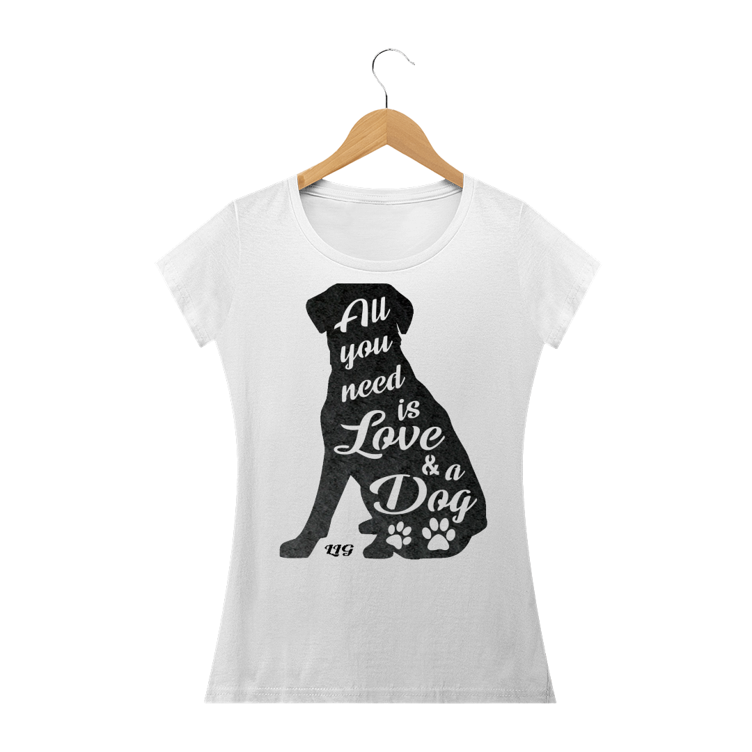 Nome do produto  Baby Look Love Your Dog Life Is Good