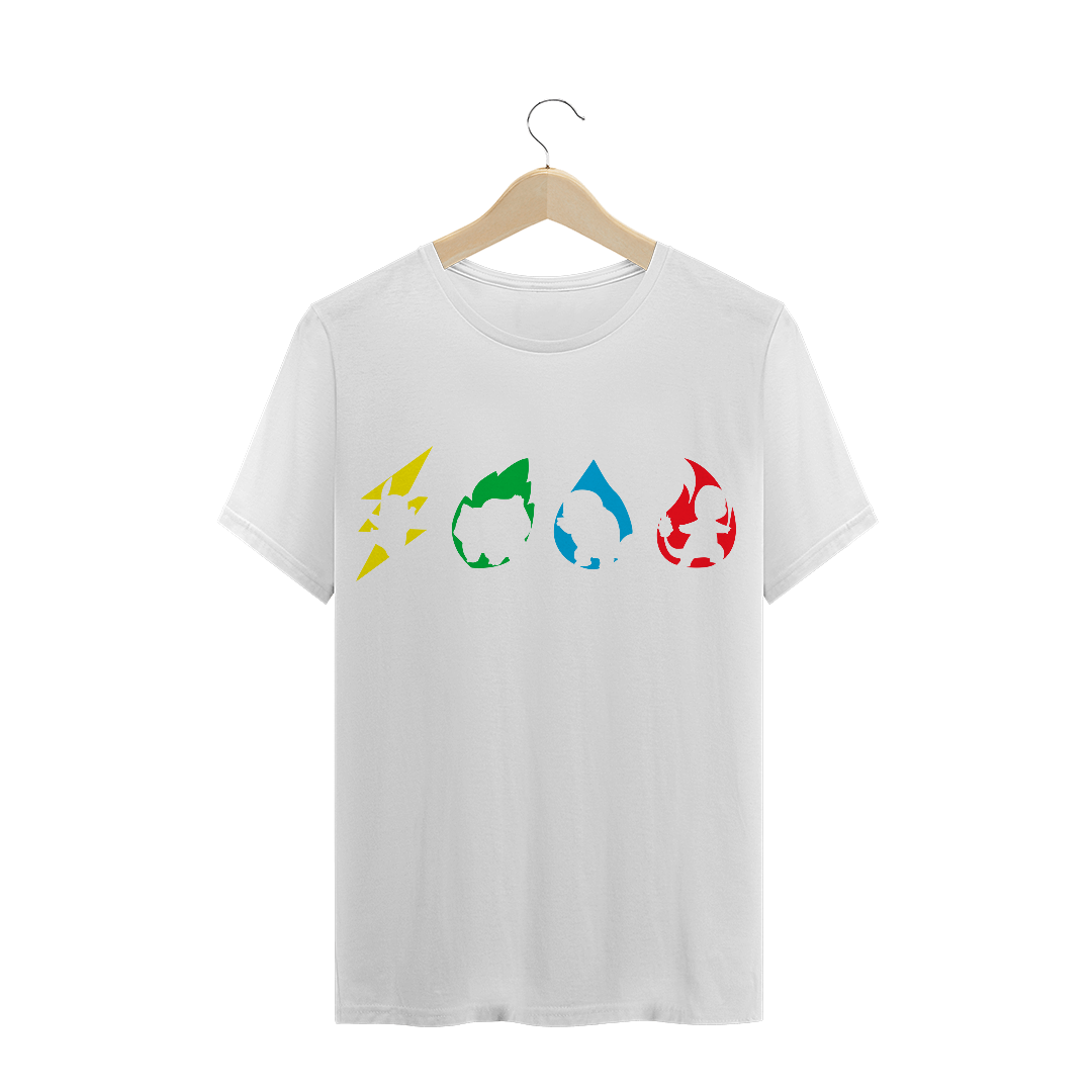 Nome do produto  Camiseta - Iniciais 1ª Geração (Pokémon)