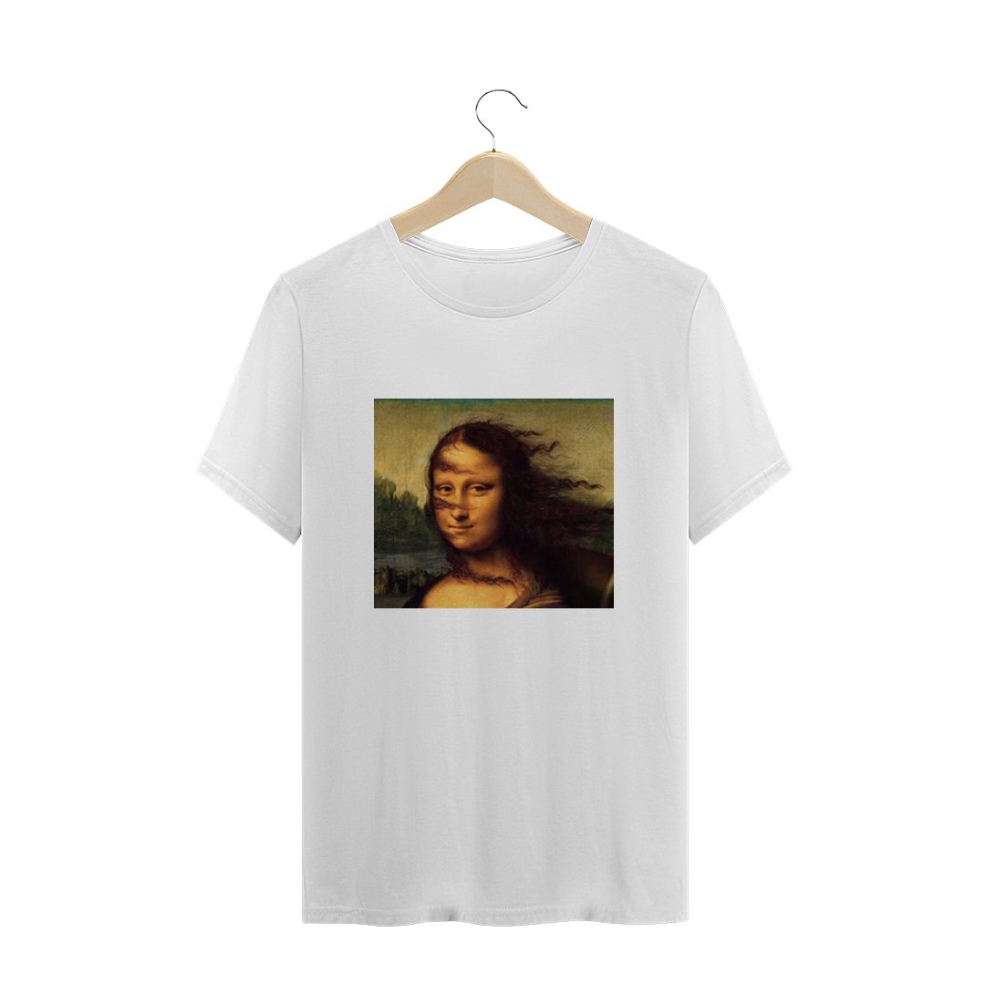 Nome do produto  T-Shirt Mona Lisa Cabelos ao Vento