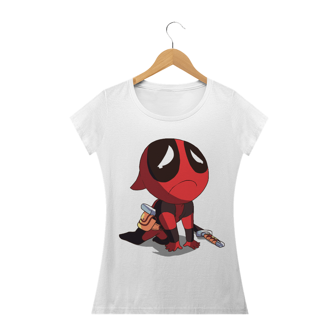 Nome do produto  camisa baby long deadpool
