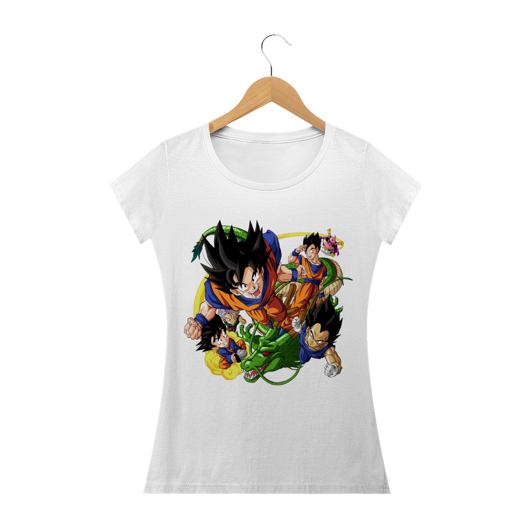 Nome do produto  camiseta dragon ballz  femenina