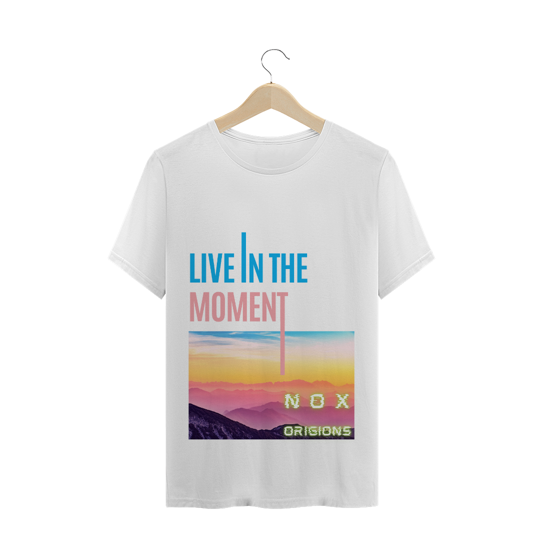Nome do produto  Camiseta Quality, Live In the Moment - Nox