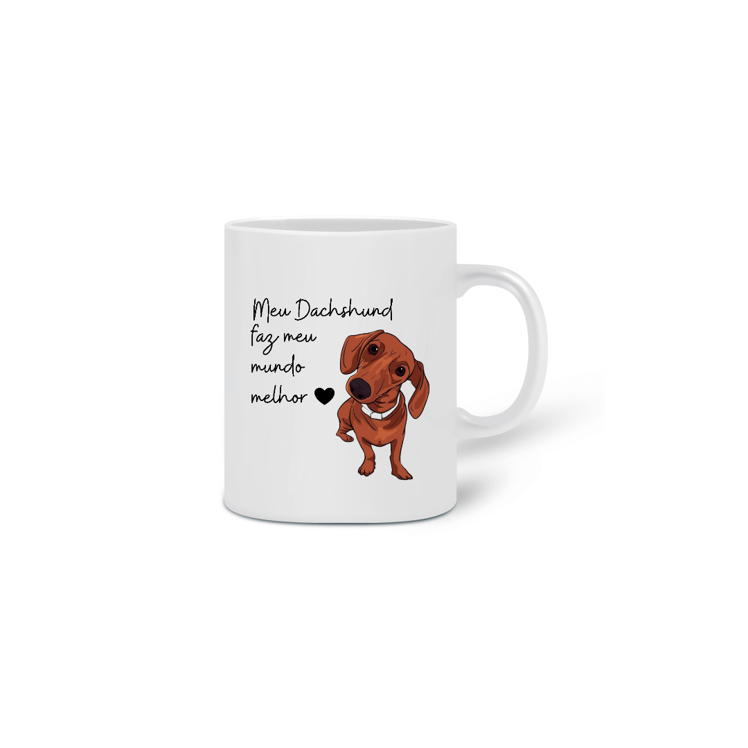 Nome do produto  Caneca Personalizada Dachshund