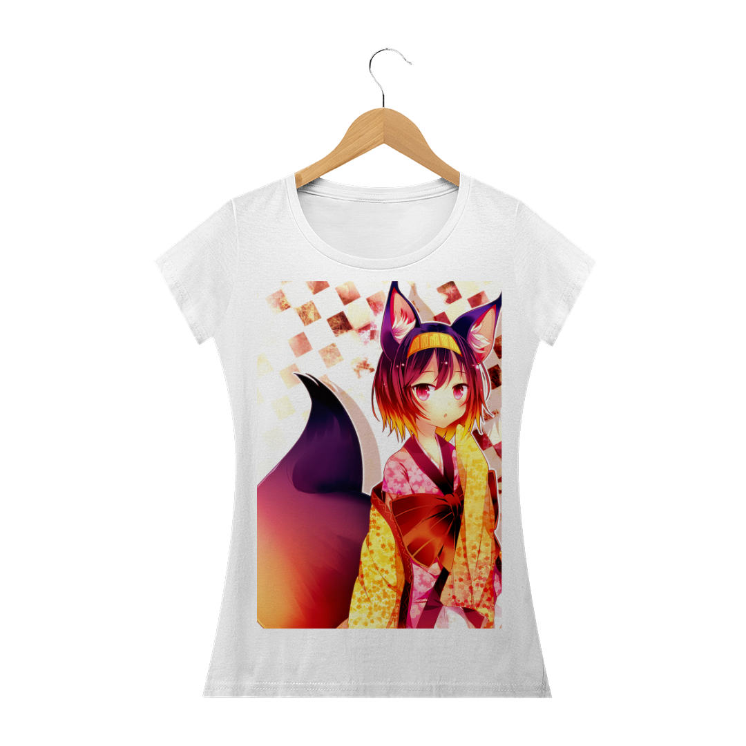 Nome do produto  Camiseta Feminina Anime No Game No Life