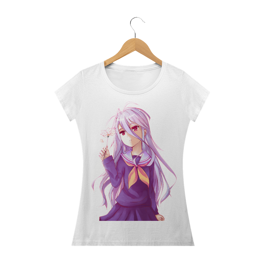 Nome do produto  Camiseta Feminina Anime No Game No Life