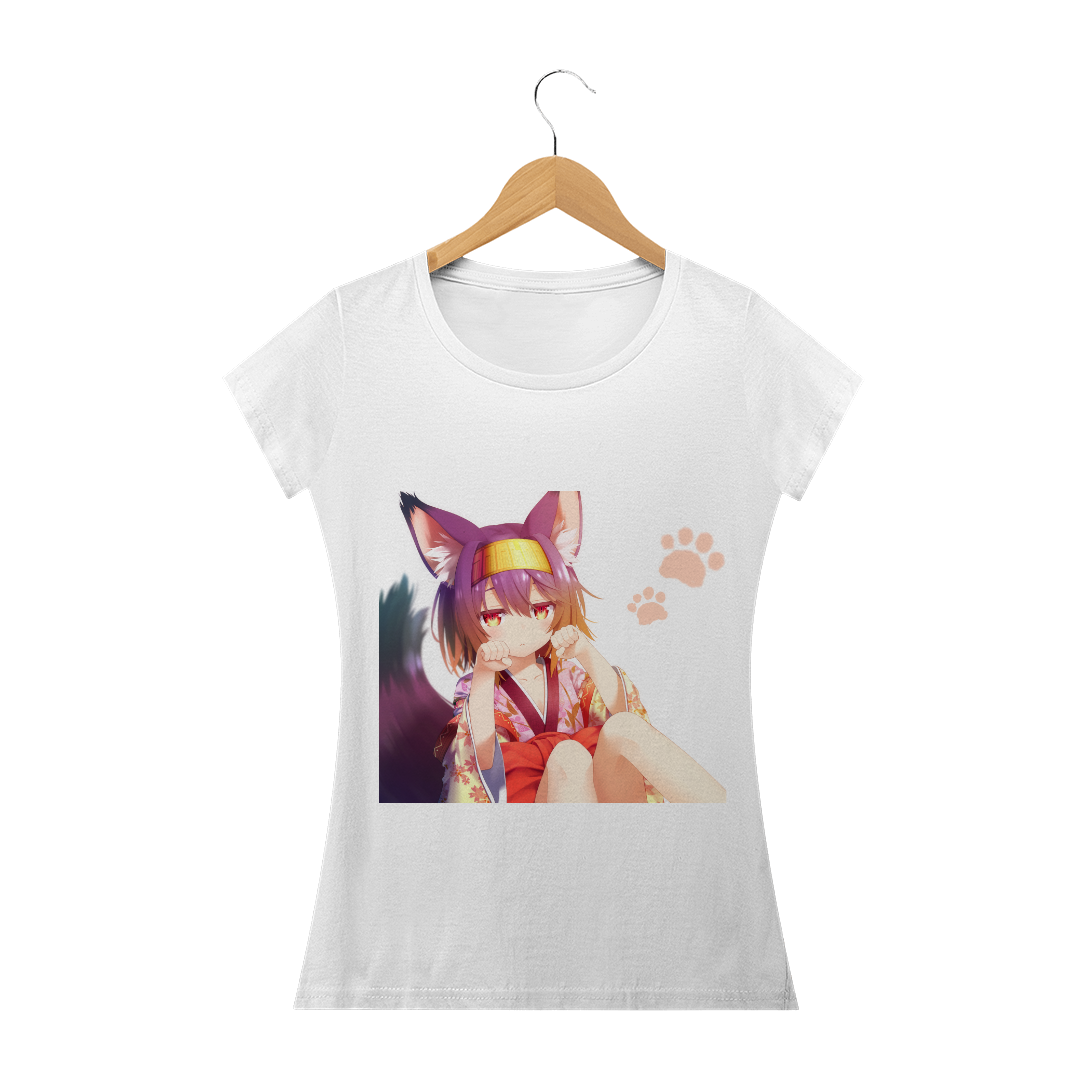 Nome do produto  Camiseta Feminina Anime No Game No Life