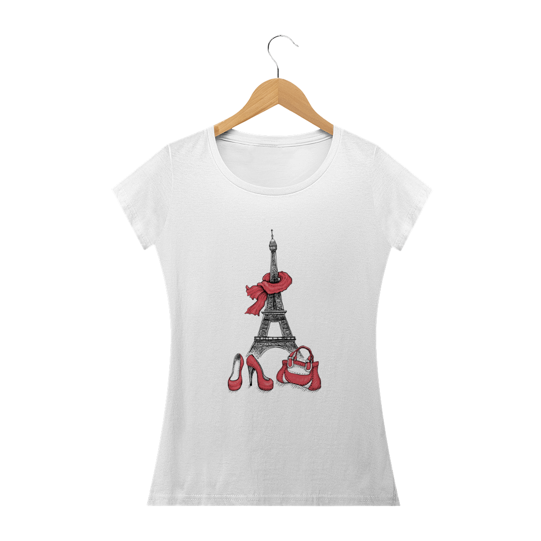 Nome do produto  Baby Look Paris - Feminina