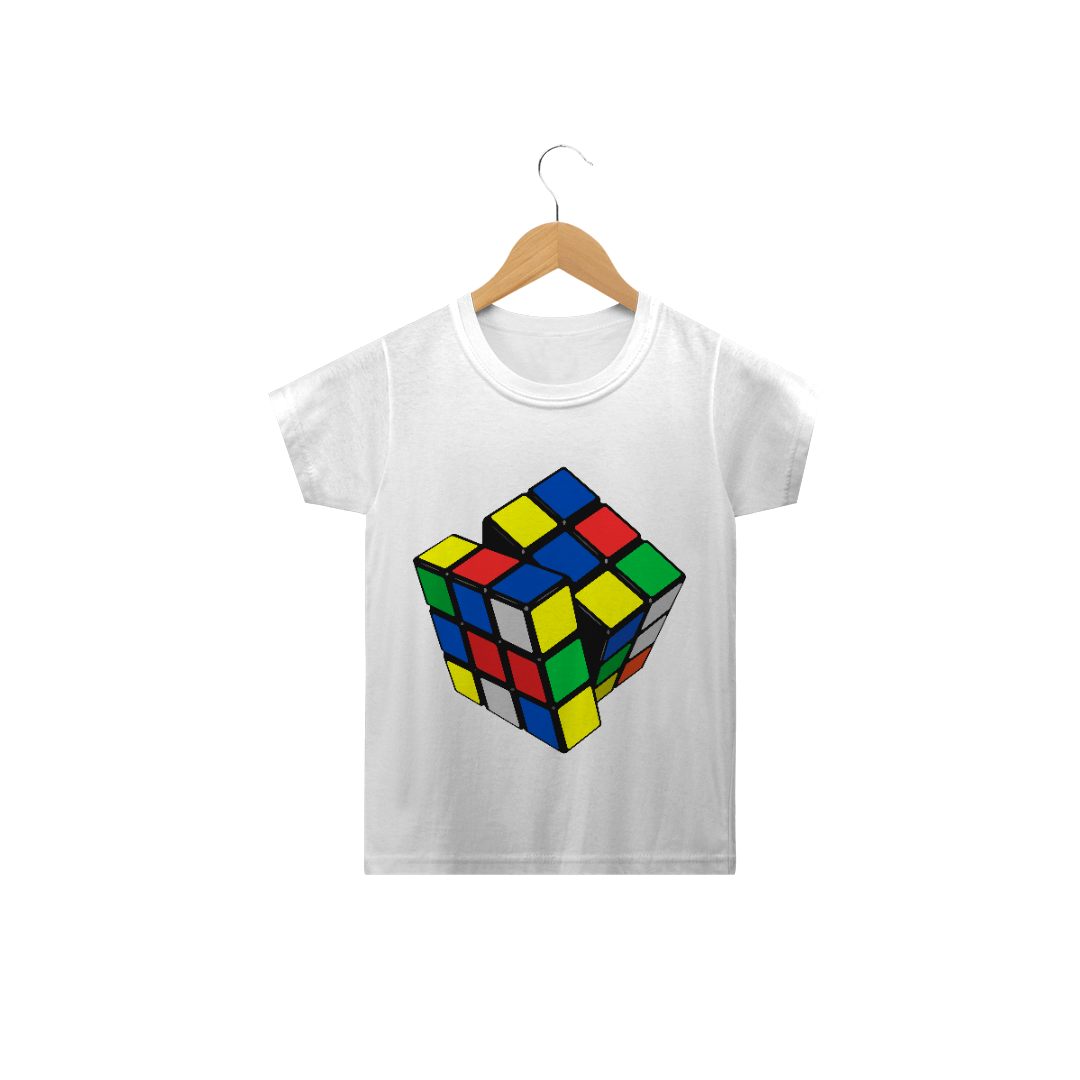 Nome do produto  Camisa Infantil - Cubo Mágico