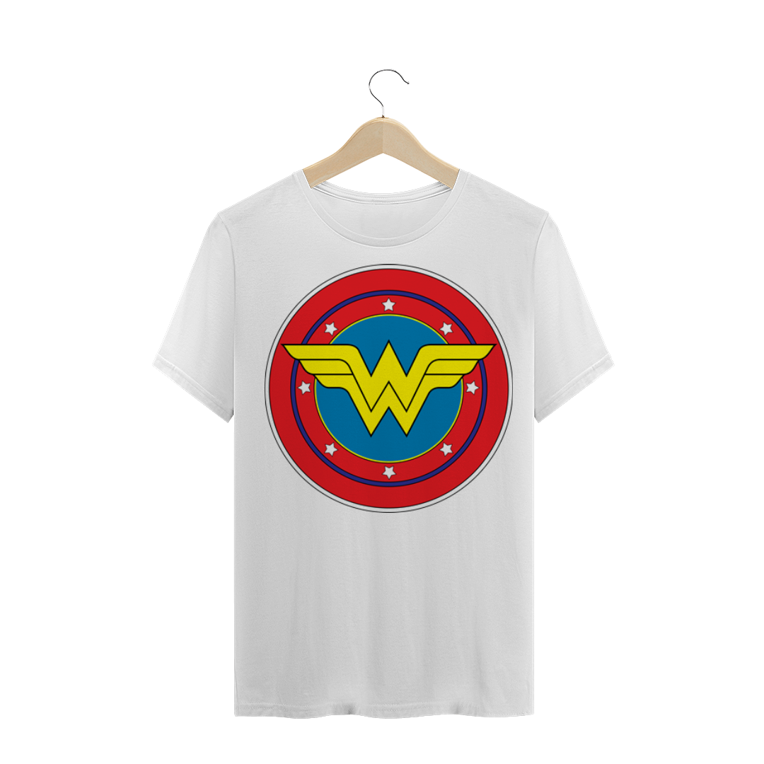 T-Shirt Plus Size Mulher Maravilha