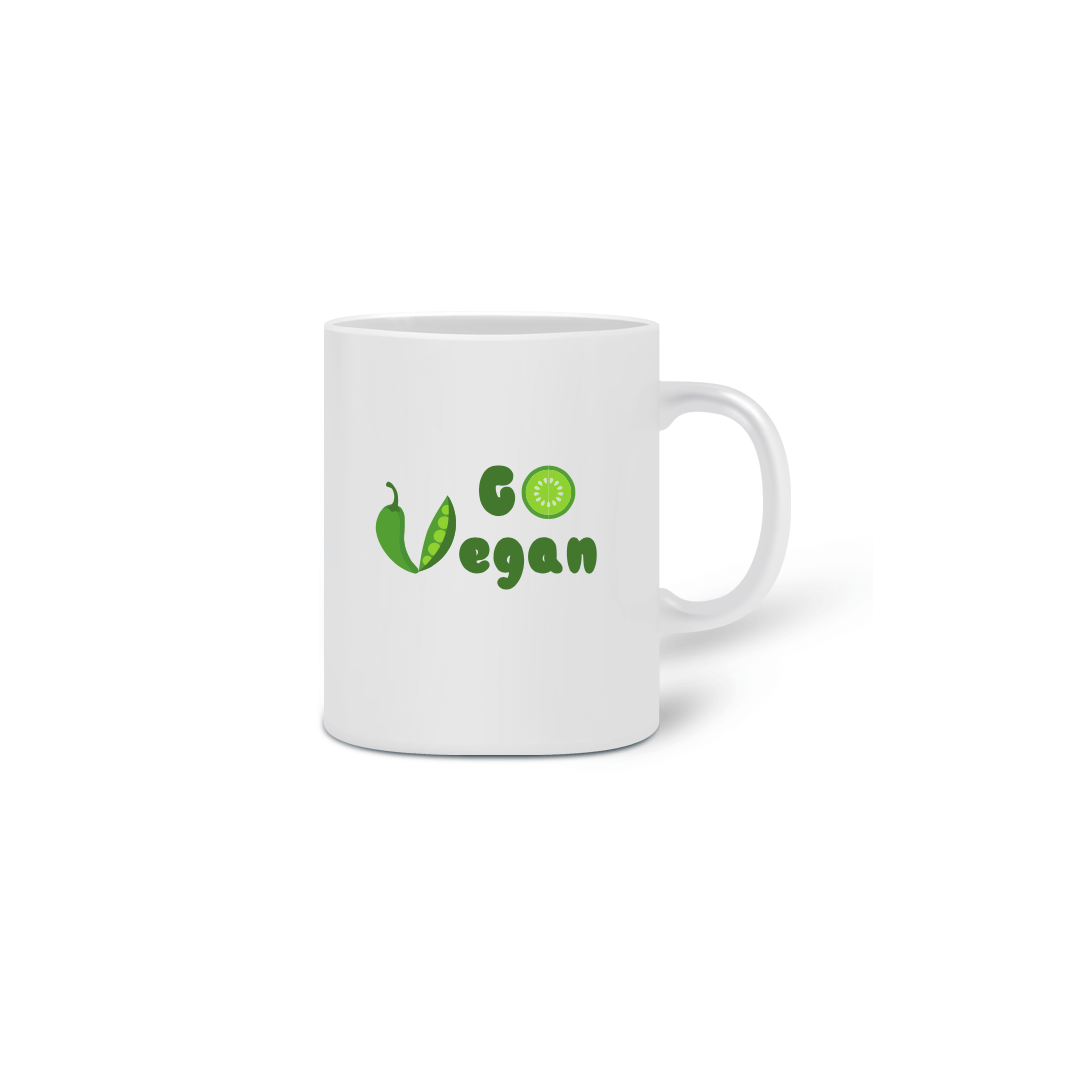 Go Vegan Caneca