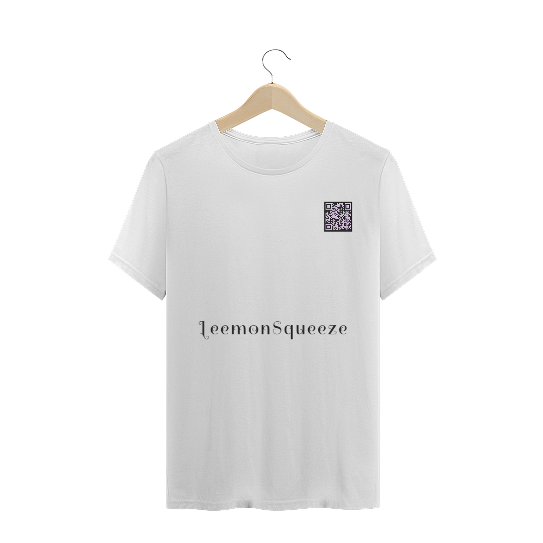 Camisa LS com QR code rosa