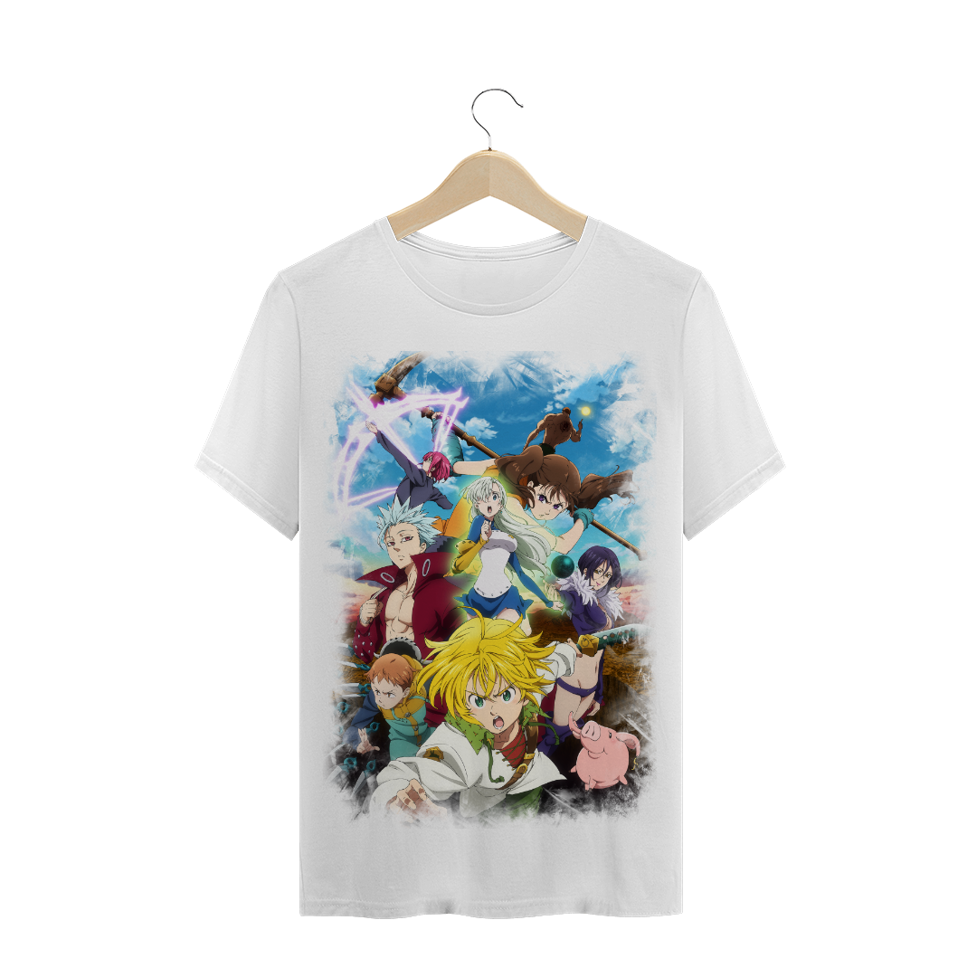 Camisa Nanatsu no Taizai PROMOÇÃO DE INAUGURAÇÃO DE 59,90 POR APENAS 45,69