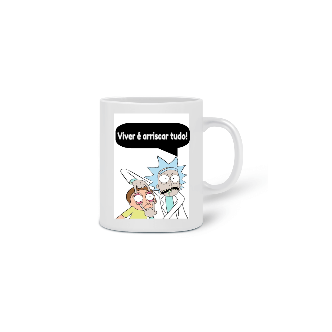 Nome do produto  Caneca Rota 63 - Rick and Morty.