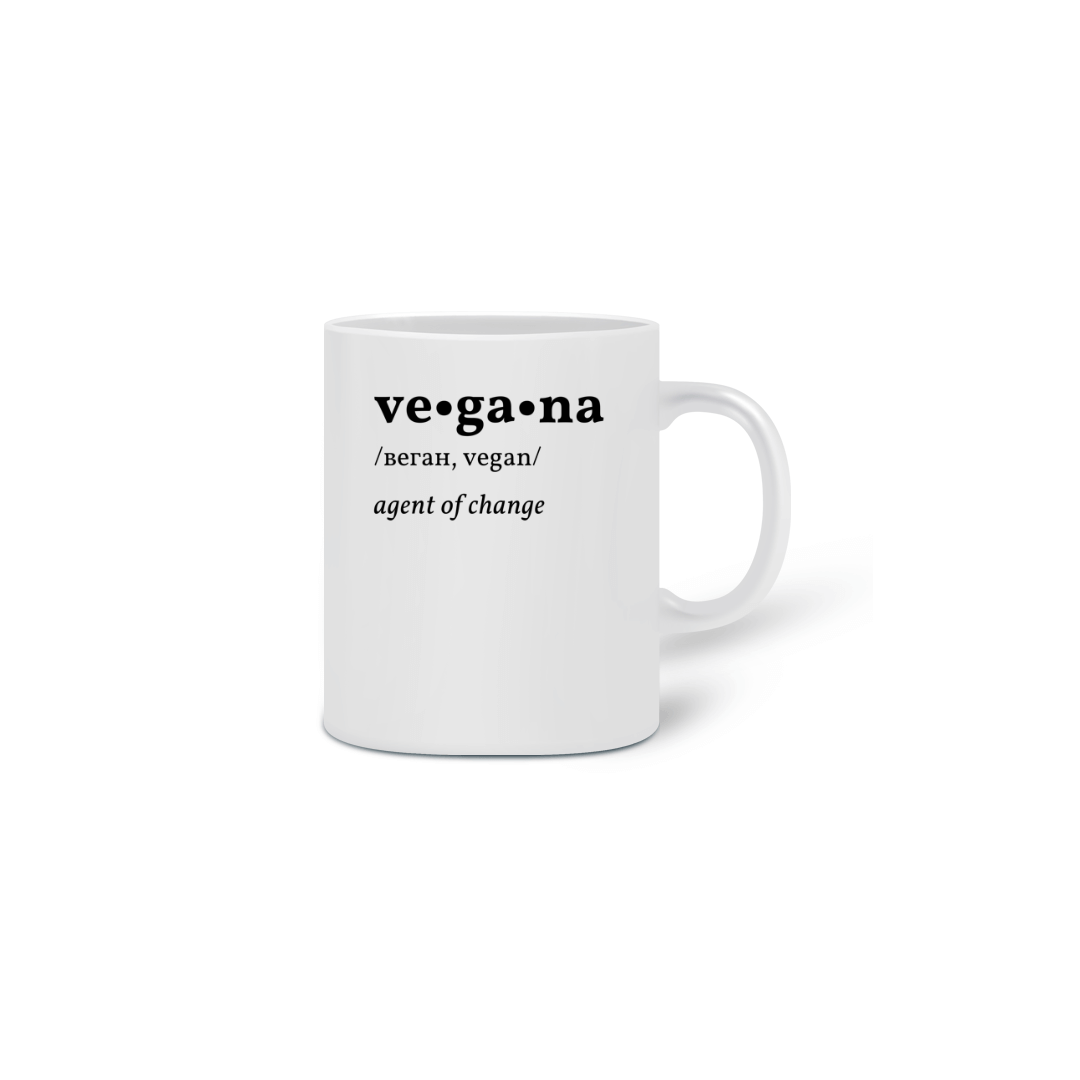 ve-ga-na Caneca