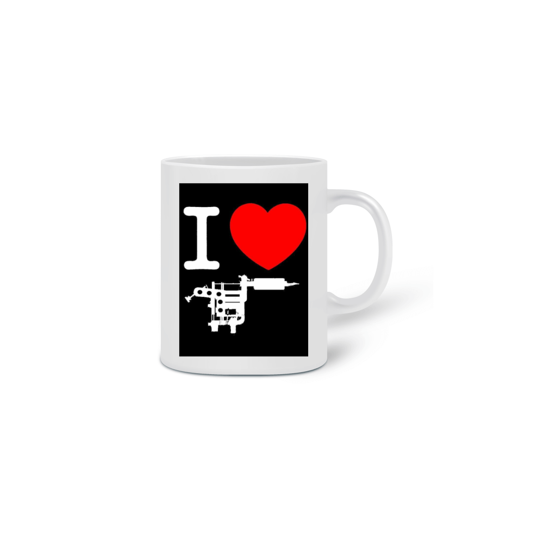 Nome do produto  Caneca I love tattoo @leo_ferreira_tattoo