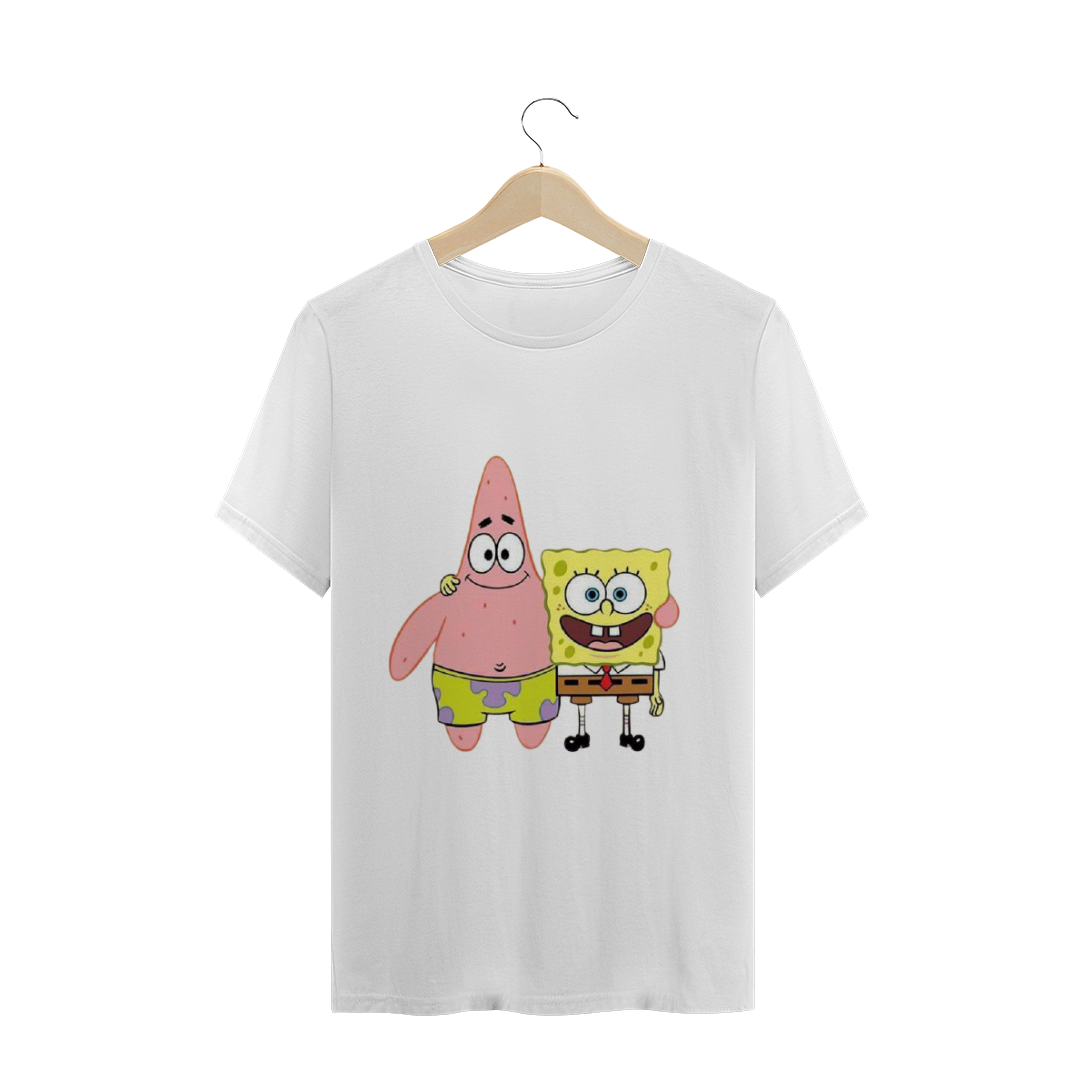 Nome do produto  T-SHIRT QUALITY: Bob Esponja e Patrick 