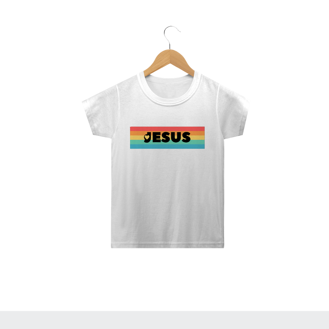 Nome do produto  Camiseta Infantil - Jesus 