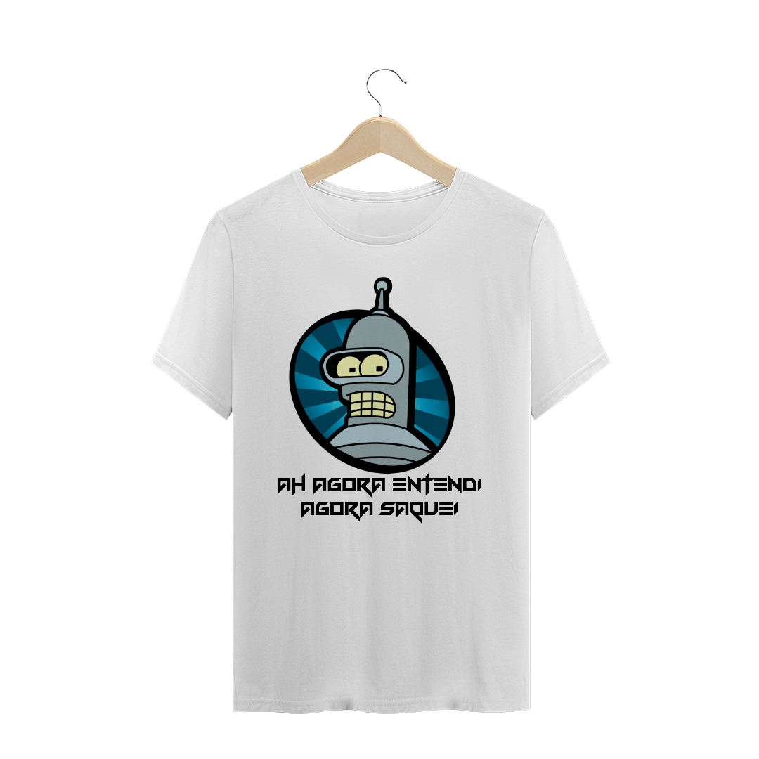 Camisa Bender Futurama - PROMOÇÃO DE INAUGURAÇÃO DE 59,90 POR APENAS 45,69
