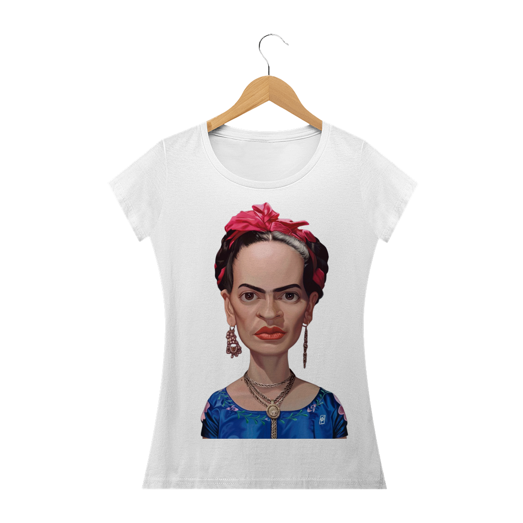 Nome do produto  Baby Look Frida Kahlo