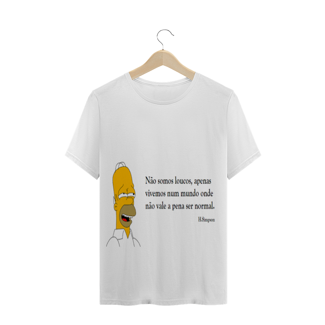 Nome do produto  T- shirt masculino simpsons