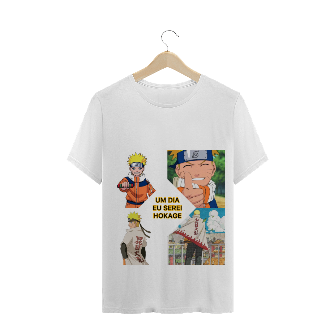 Nome do produto  CAMISA NARUTO - UM DIA EU SEREI HOKAGE (BRANCA)