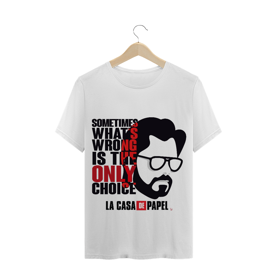 Nome do produto  Camiseta La casa de Papel 