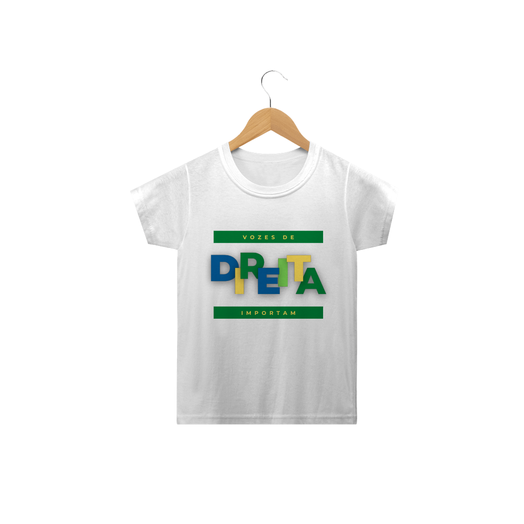 Camiseta Infantil -  Vozes de Direita Importam
