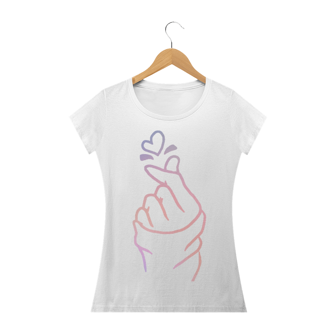 CAMISETA FEMININA LOVE KOREA