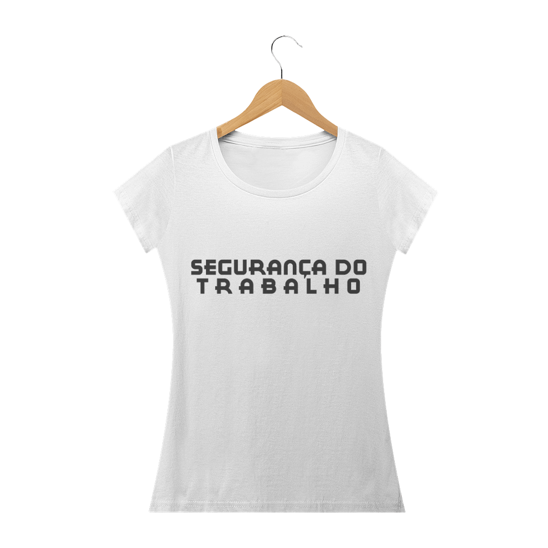 Nome do produto  Camiseta Baby Long Letreiro Segurança do Trabalho