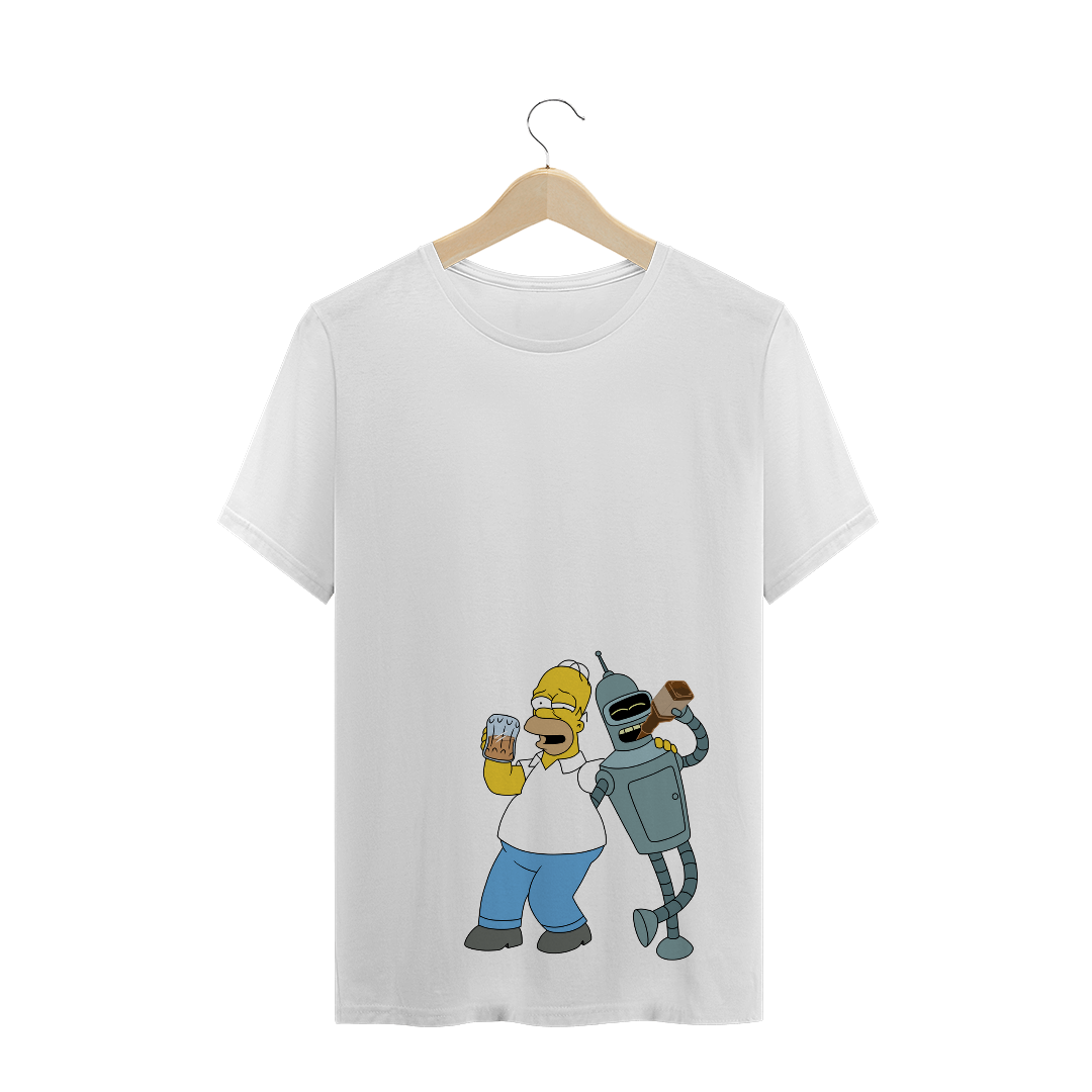 Nome do produto  Simpson e Futurama 3 (T-shirt)