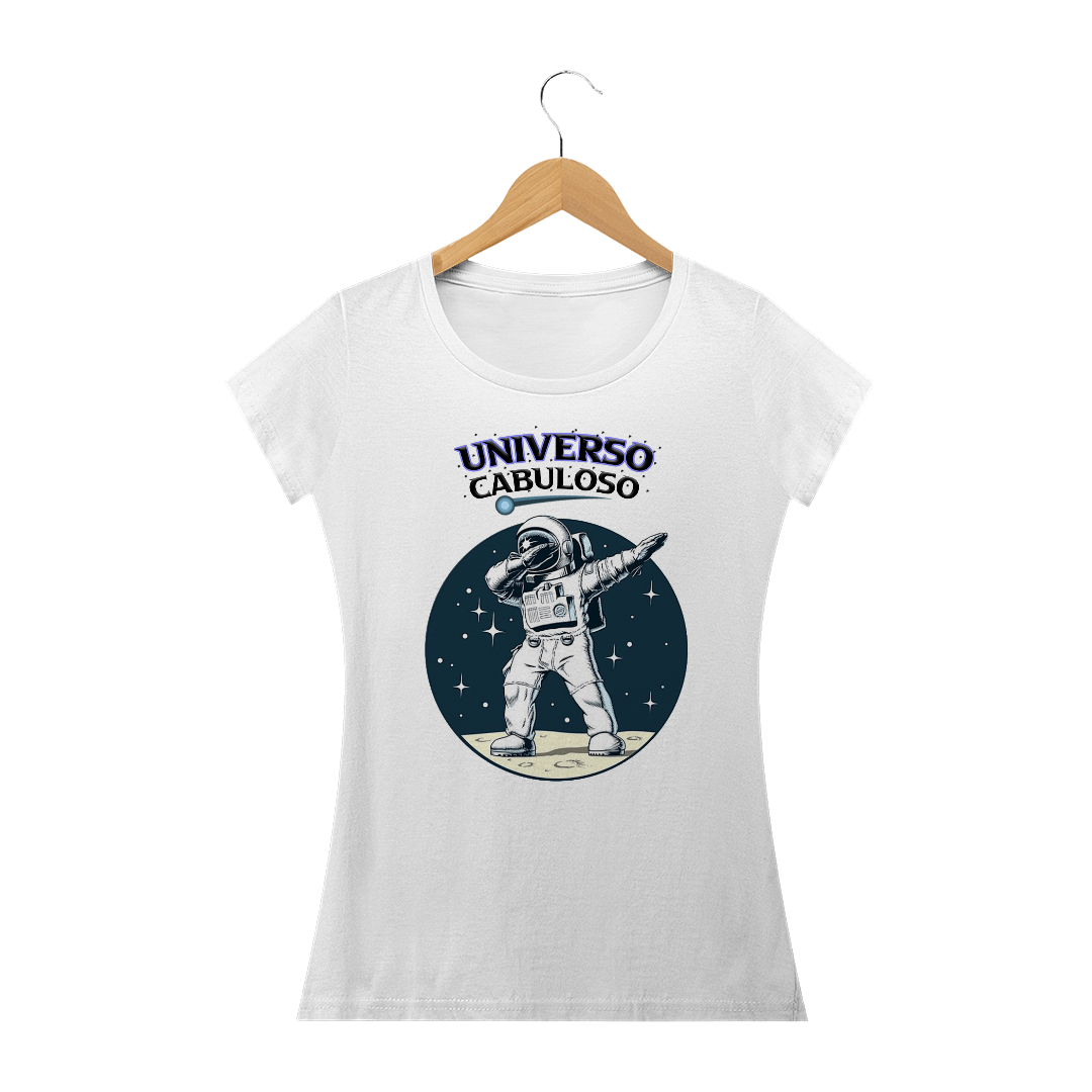 Nome do produto  Baby Look  Feminina - Astronauta