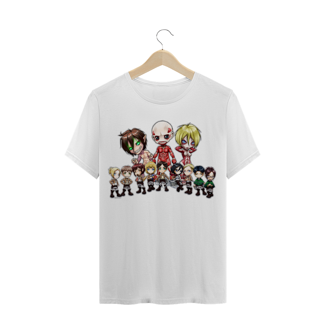 Camiseta Shingeki no kyojin Masculina