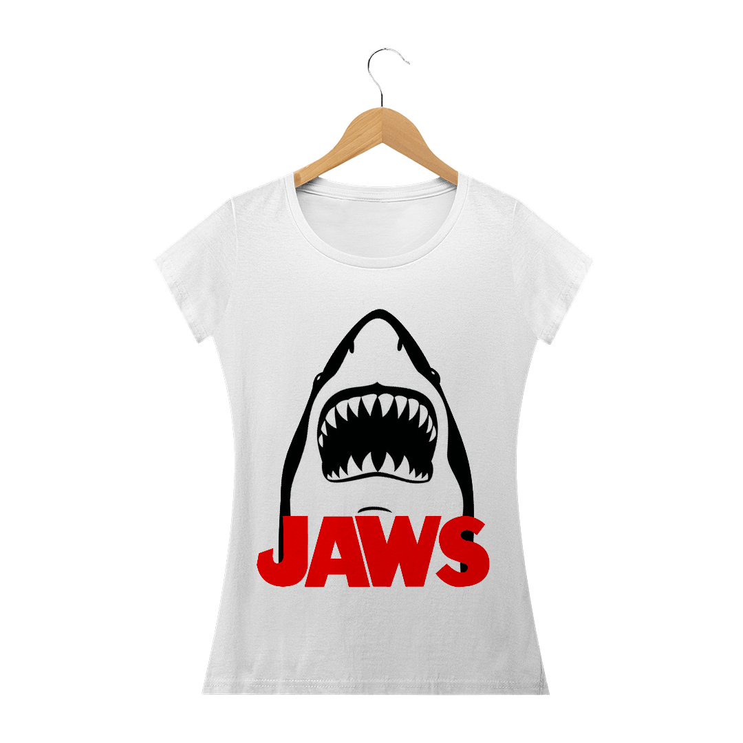 Nome do produto  Camiseta JAWS Branca