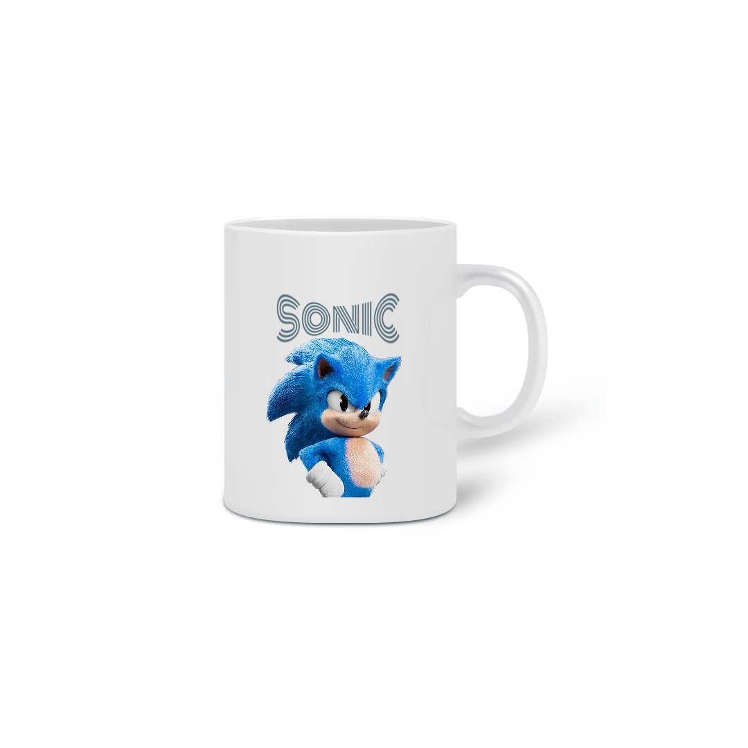 Nome do produto: sonic caneca personalizada