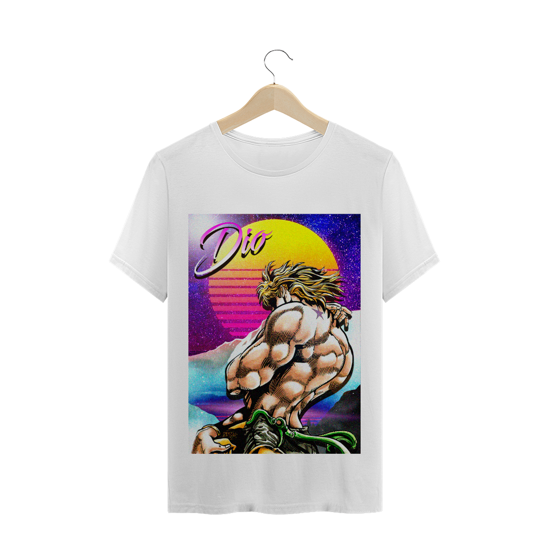 Nome do produto: Camiseta Dio JoJo Futurista Preta e Branca