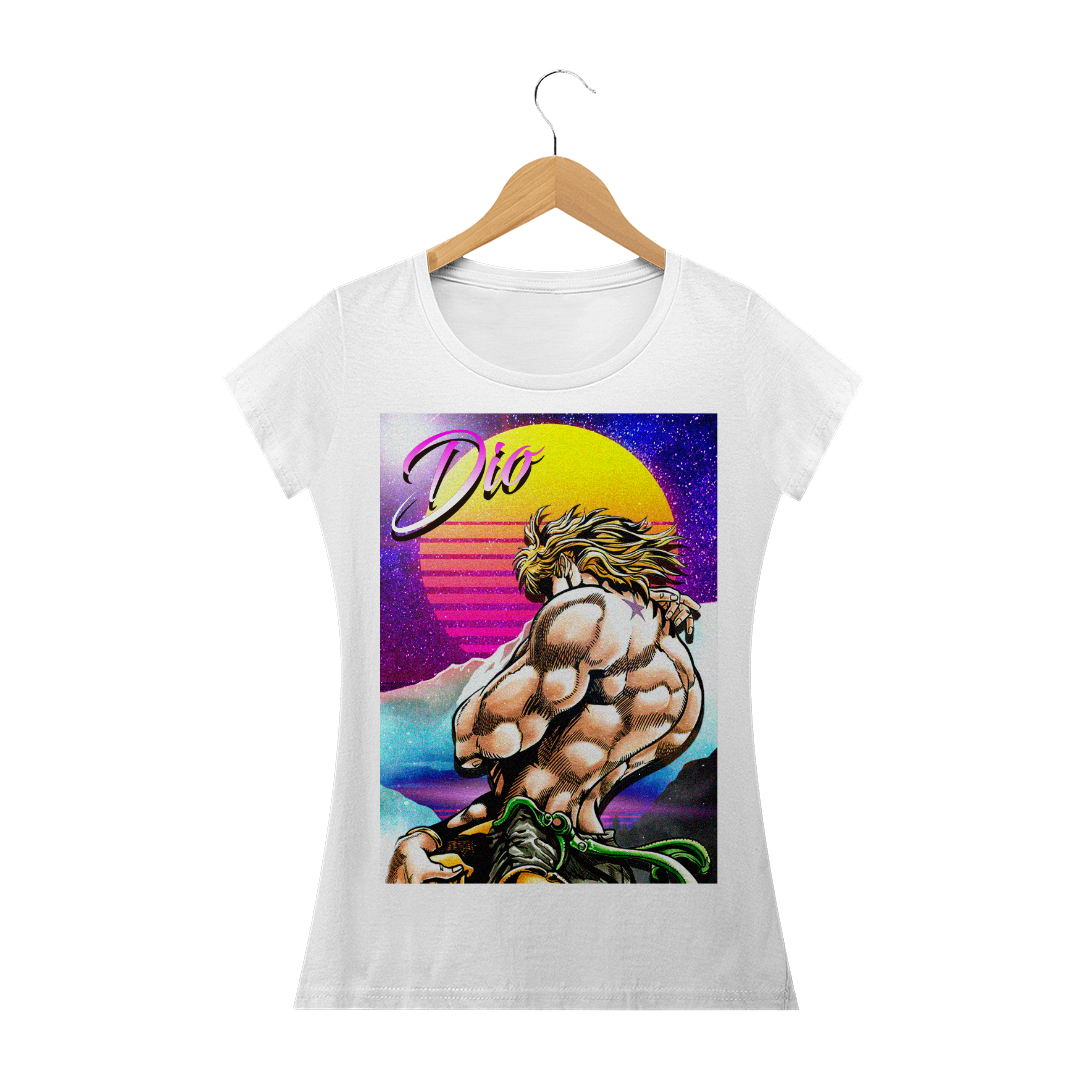 Nome do produto: Camiseta Dio JoJo Futurista Preta e Branca