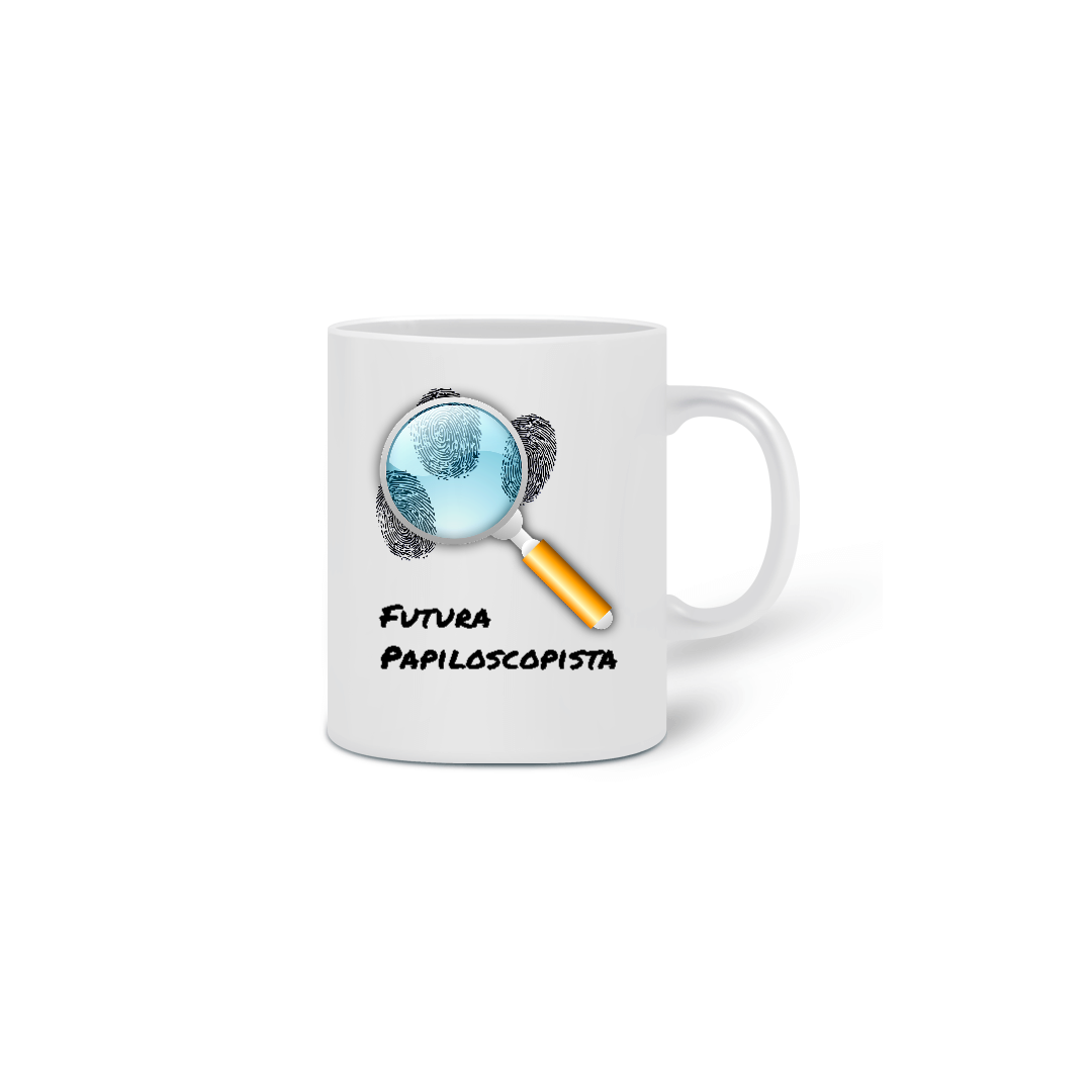 Nome do produto  Caneca # Futura Papiloscopista